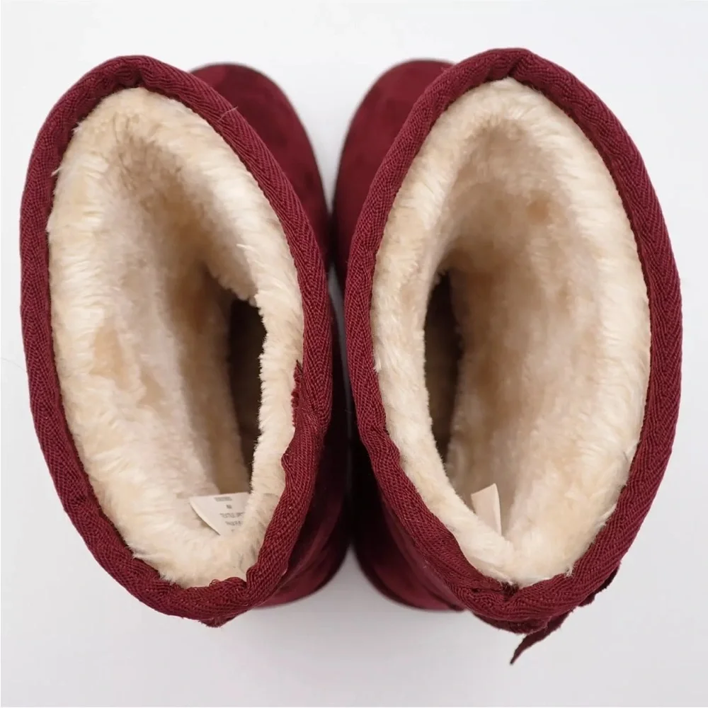 Nordstrom Rack Boots Youth Size 4M Women’s Sz 6 Faux Fur Lined Tassels Big Girls